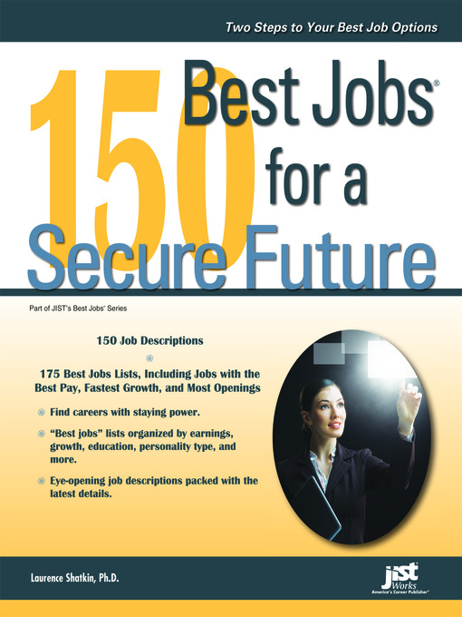 Title details for 150 Best Jobs for a Secure Future by Laurence Shatkin - Available